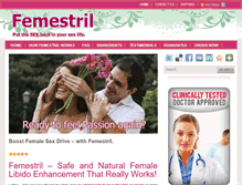 Tablet Screenshot of femestril.com